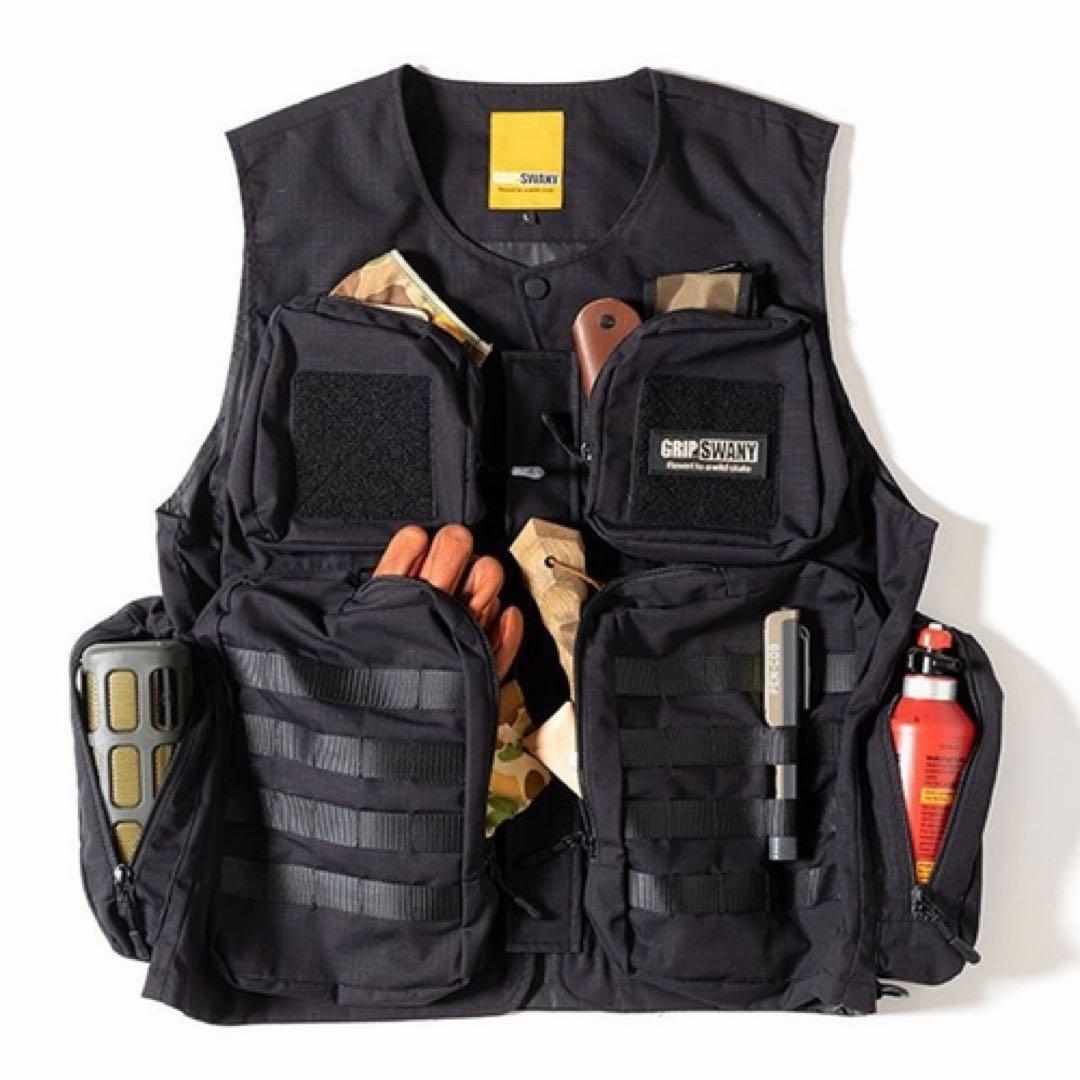 新品 GRIPSWANY FP MIL VEST / BLACK サイズL