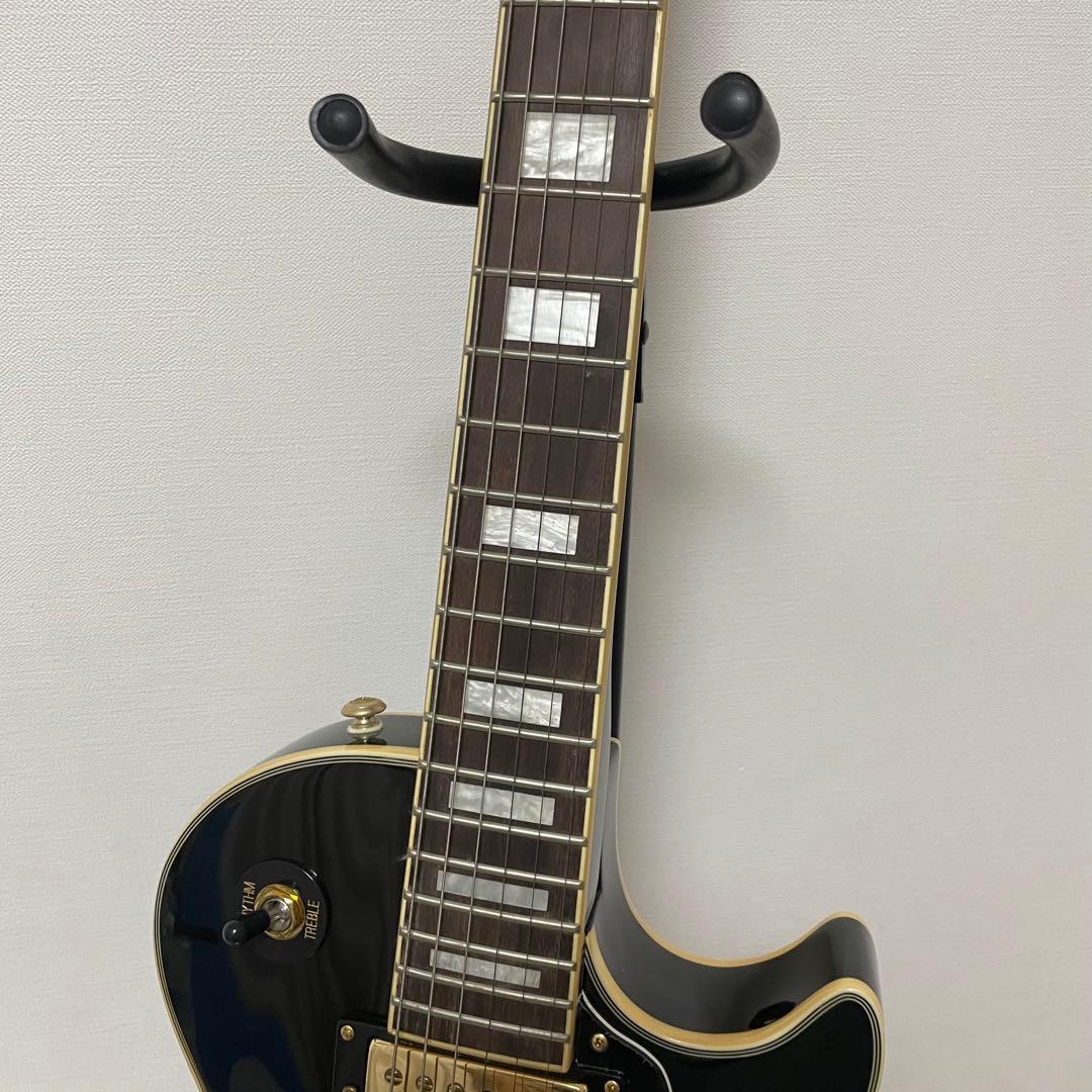 ★良品★ busker's エレキギター レスポールタイプ 黒 BLC300