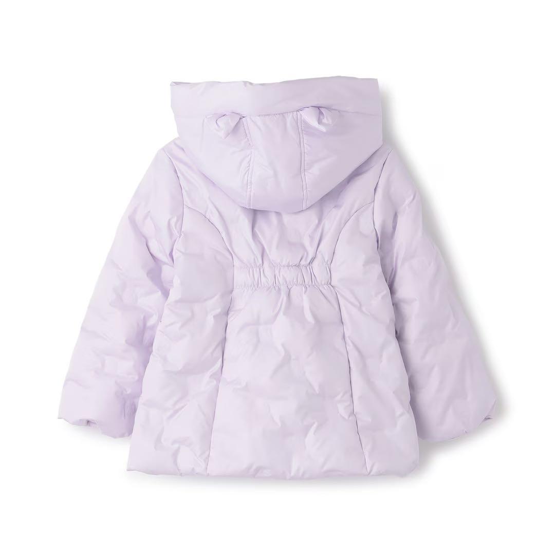 い*う様 新品タグ付き　ANNA SUI mini 中綿ネコブルゾン　紺130-