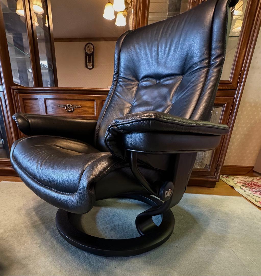 markzzz、直接引取限定　本革 Ekornes ロイヤル Lサイズ
