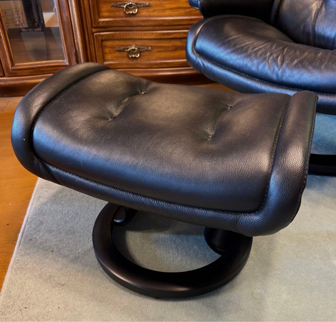 markzzz、直接引取限定　本革 Ekornes ロイヤル Lサイズ