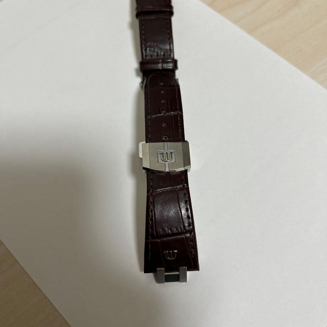 モーリスラクロア　レザーベルト　ブラウン　39mm用