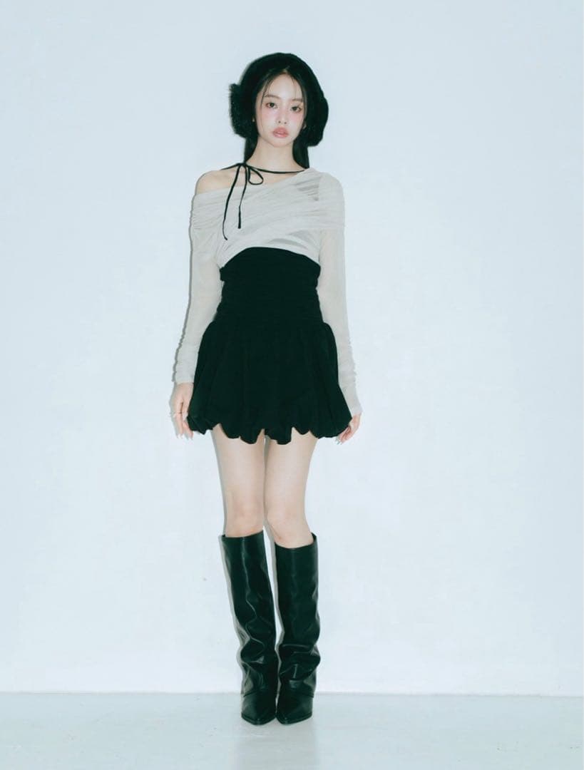 トップス Crayme, Hagoromo Tulle Tops