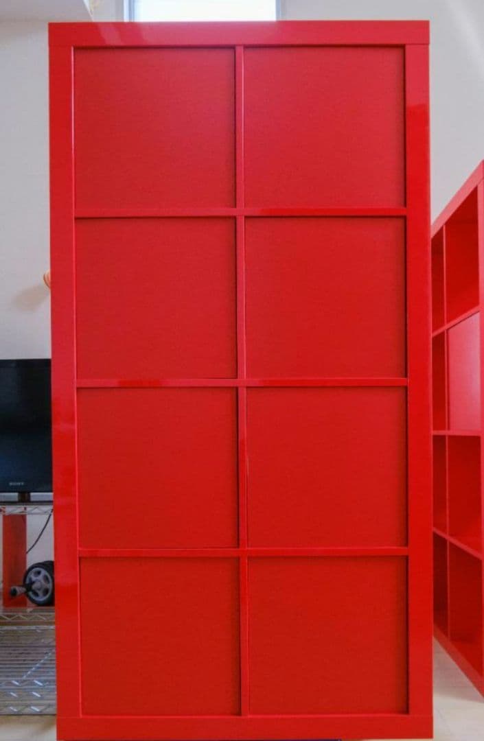 IKEA KALLAX カラックス シェルフユニット レッド