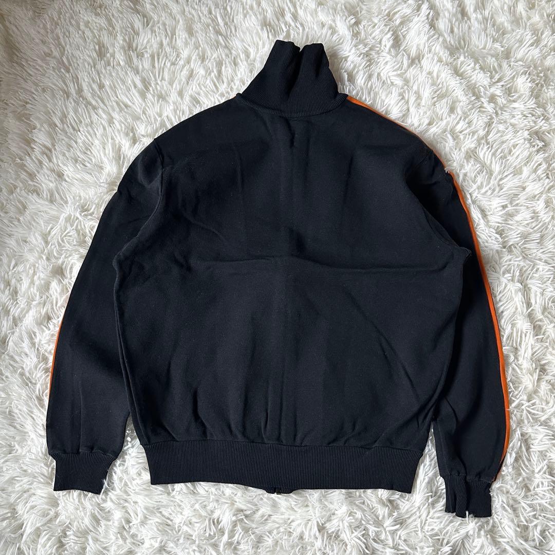 70s adidas トラックジャケット 西ドイツ デサント製 黒 オレンジ
