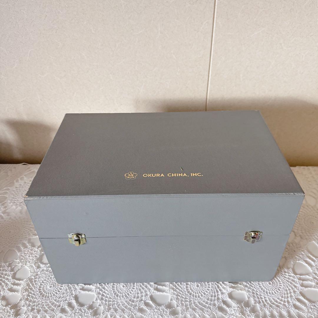 1314/OKURA 大倉陶園 花瓶 金蝕ぶどう 35cm 花器 金彩 花入