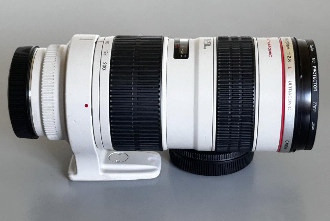 ジャンク CANON EF70-200mmF2.8 L USM(プロテクタ付)