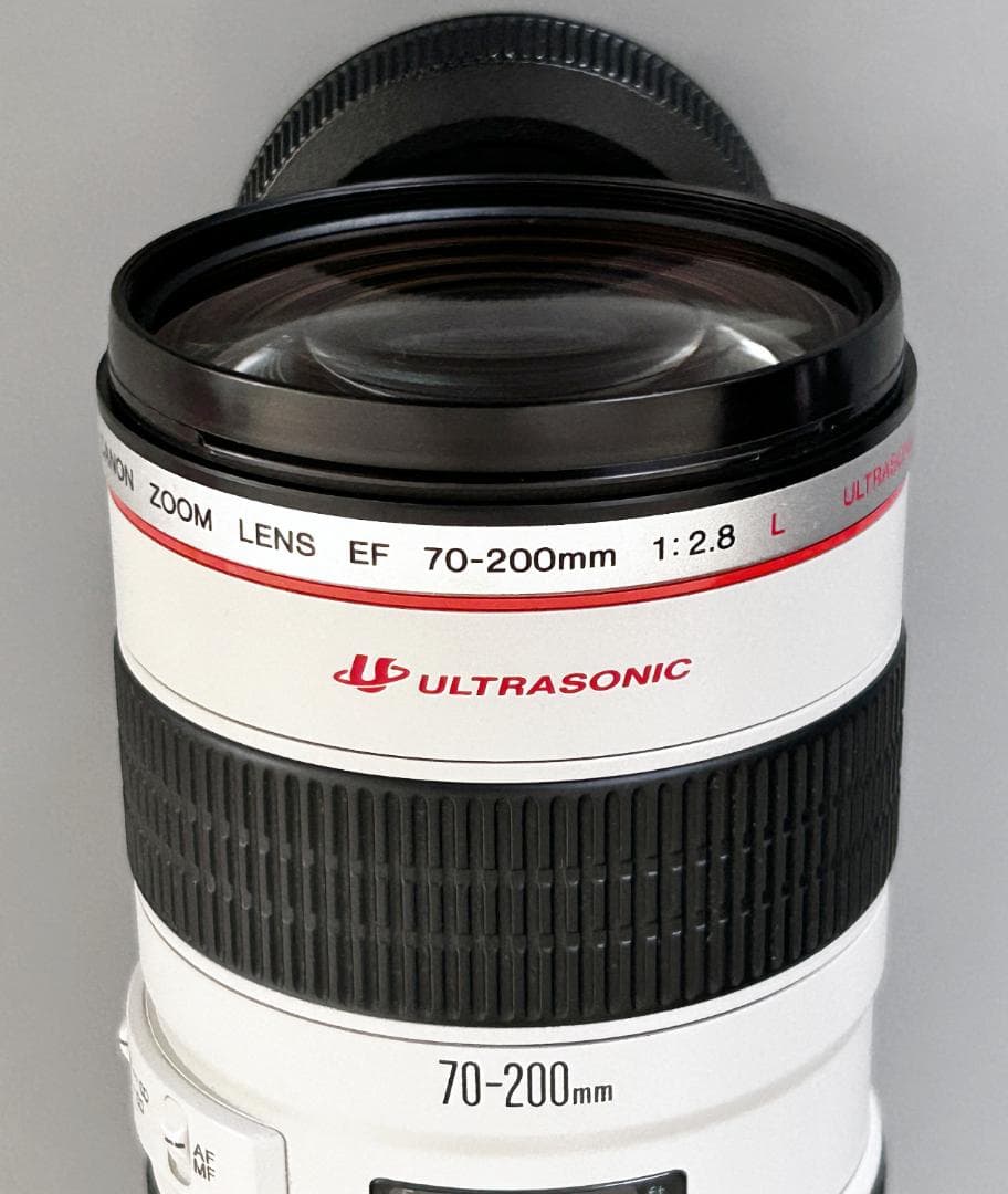 ジャンク CANON EF70-200mmF2.8 L USM(プロテクタ付)