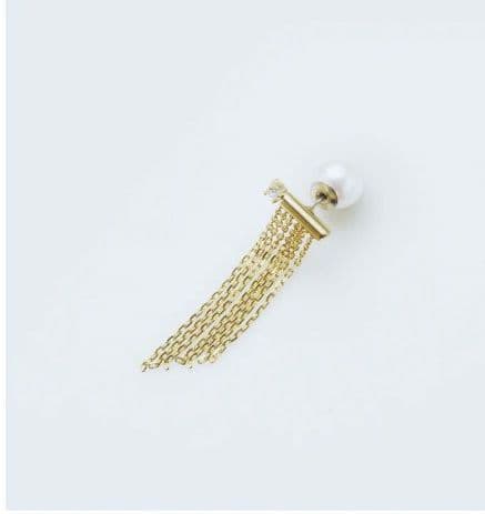 【お値下げ】MAYU ピアス(片耳) fringe pierce