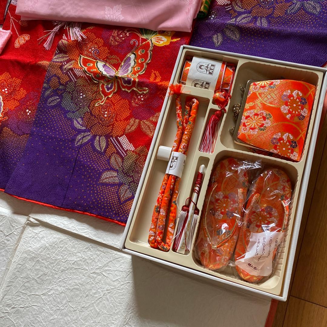 七五三　七歳　着物セット　小物セット