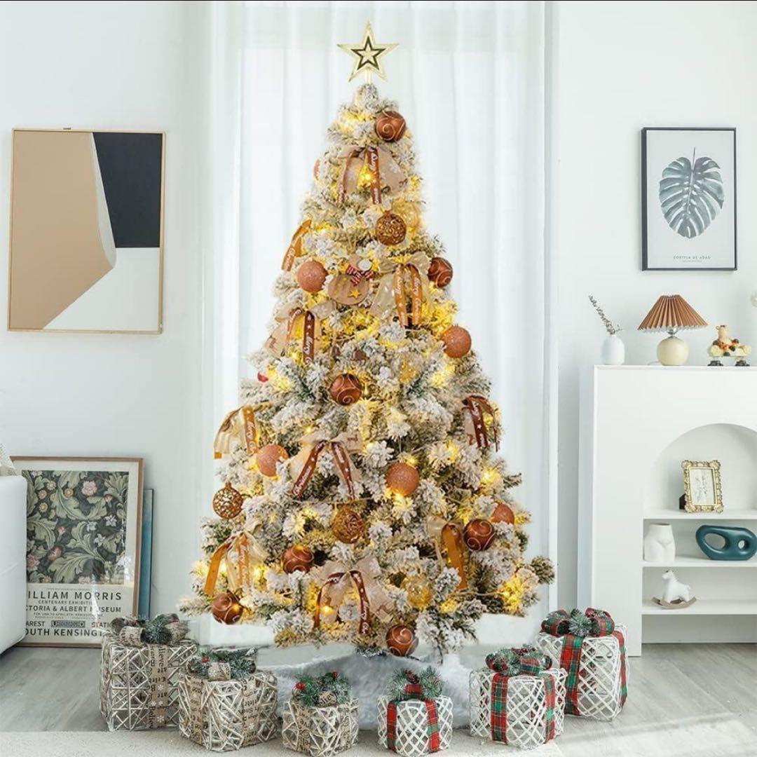 クリスマスツリー クリスマス 飾り 150cm 雪化粧 クリスマスツリーセット