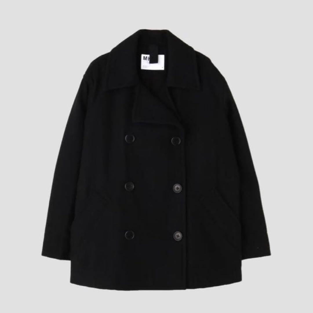 24AW MHL. メルトン ピーコート