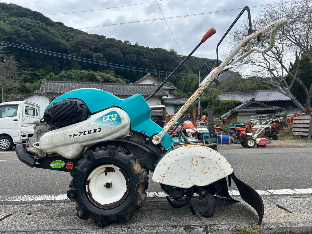 宮崎　宮崎　クボタ TR7000 管理機 耕運機 陽菜 6正転逆転 動画あり
