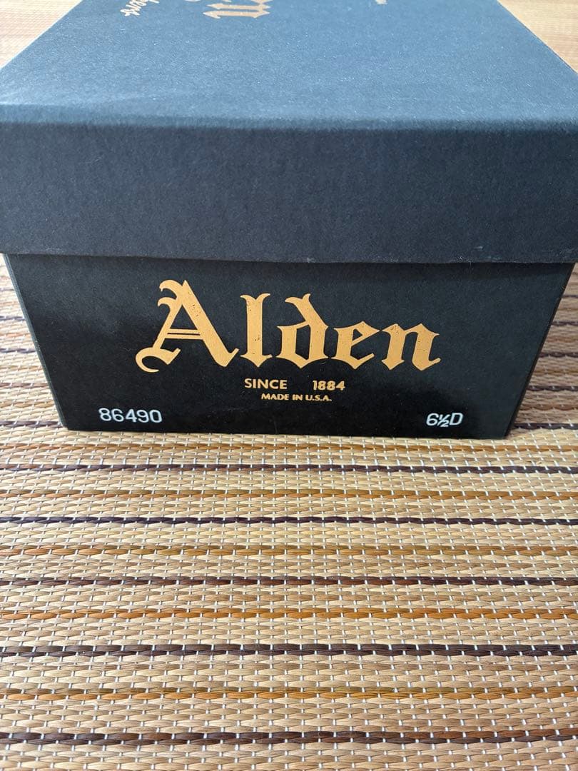 オールデン チャッカブーツ alden 86490 モディファイドラスト 箱付