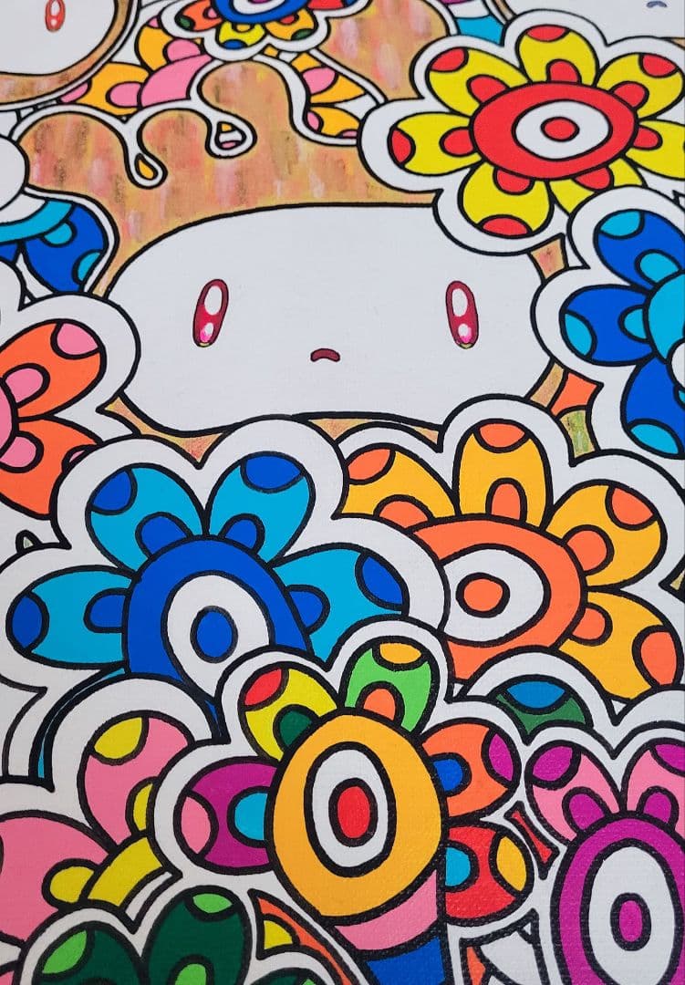 ★鈴木哲也★S8(455×455mm)アクリル原画1点物★送料無料#132