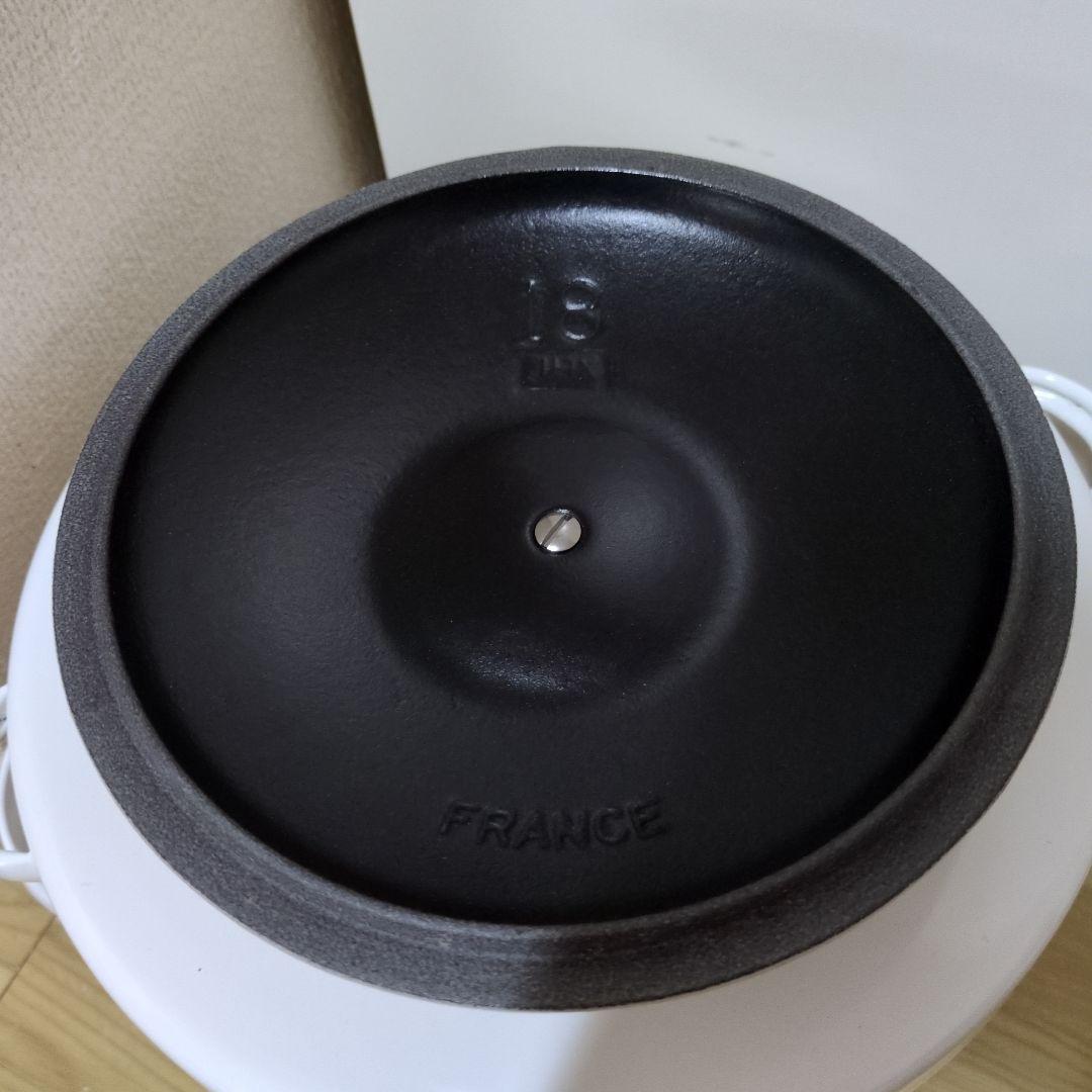 Le Creuset ココットエブリィ18　限定和柄ブリオッシュ＋内蓋