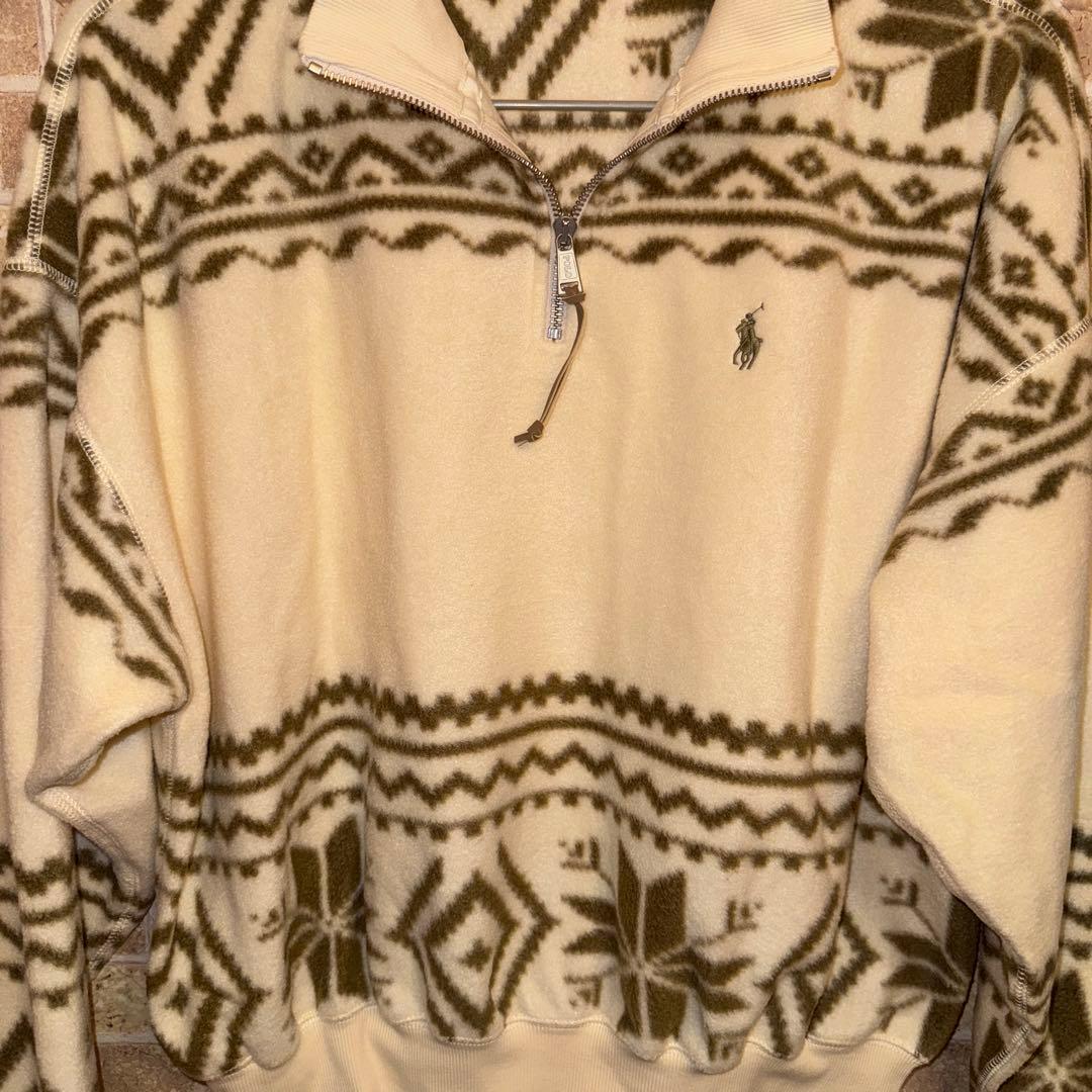 【美品】ラルフローレン POLO ハーフジップ 希少