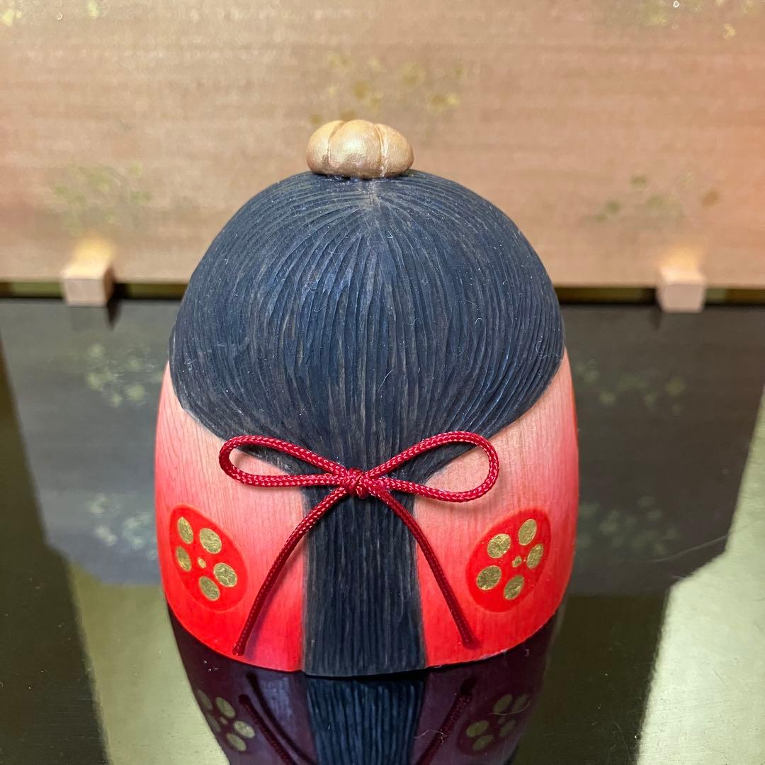 雛人形　人形作家　山森佳子作　わらべ雛　木彫彩色雛人形