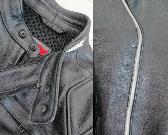 DAINESE ダイネーゼ SF PELLE パット付 本革ライダースジャケット