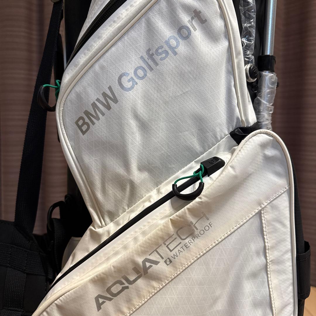 【専用】BMW Golfsport キャディバッグ 防水 ホワイト/グリーン