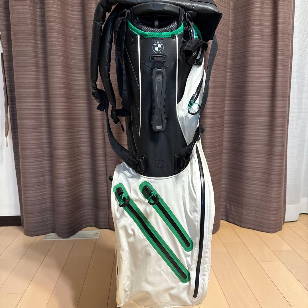 【専用】BMW Golfsport キャディバッグ 防水 ホワイト/グリーン