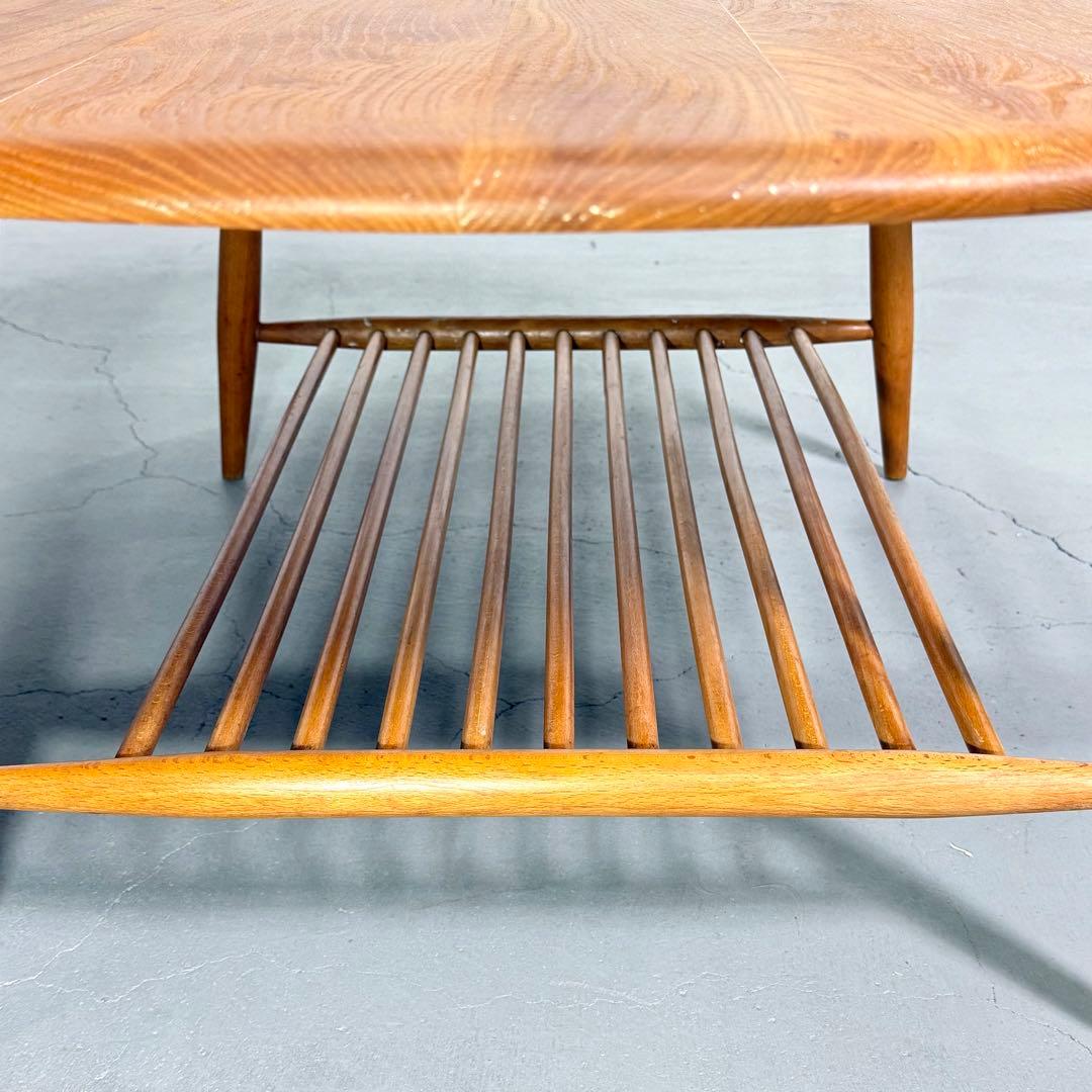 ERCOL(アーコール) ラウンドコーヒーテーブル (301) ビンテージ
