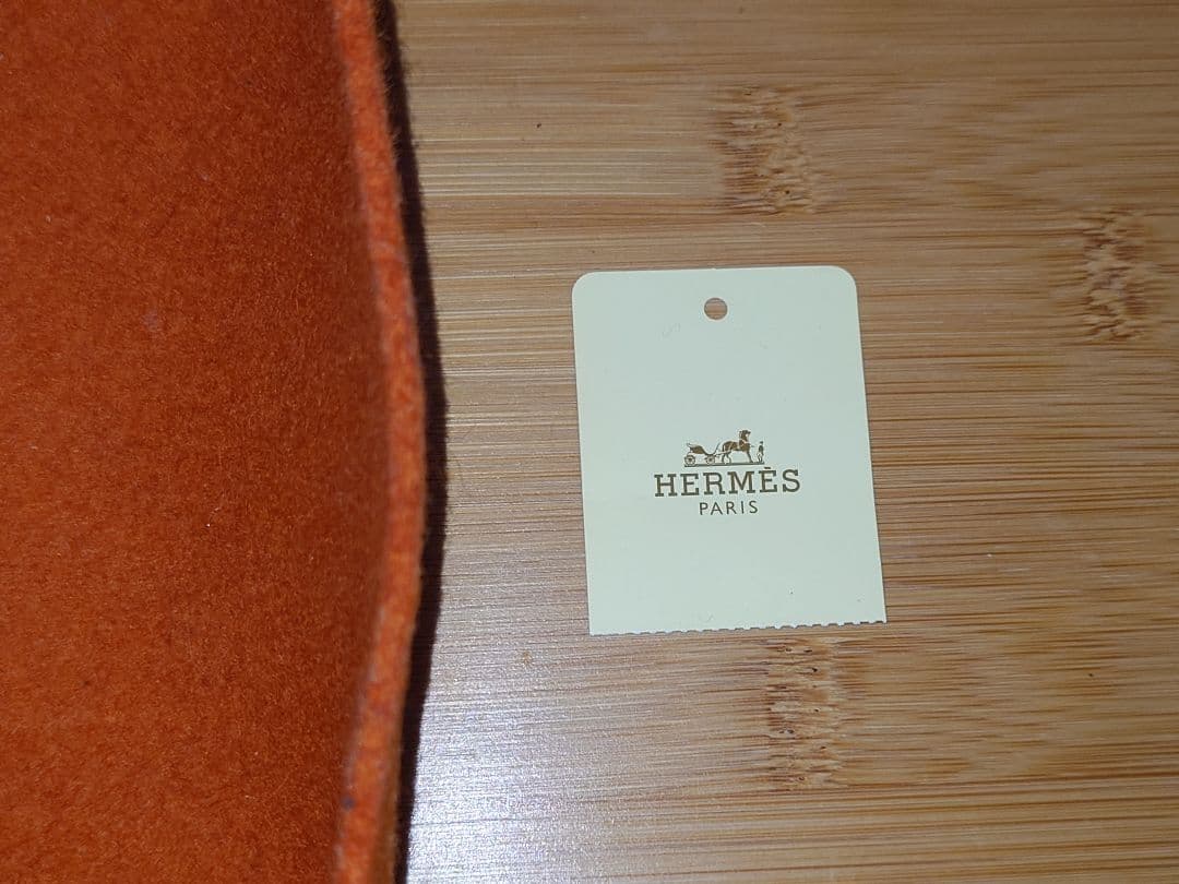 HERMES インテリアトレイ オレンジ　訳あり