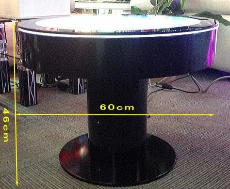 LEDアクアリウム 水槽 バブルテーブル カフェ待合い室にも 最適　スマイル