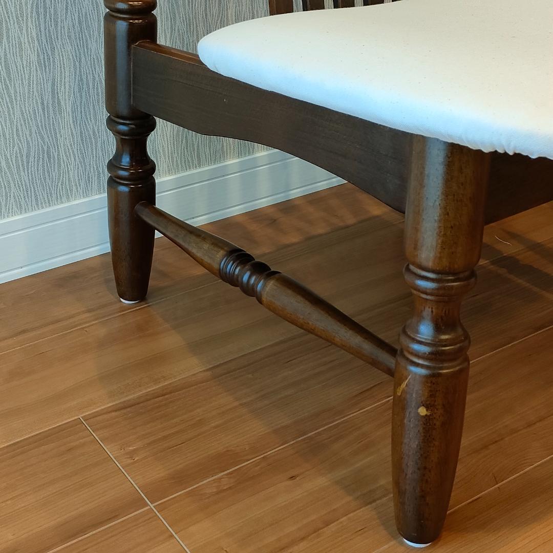 ヴィンテージ　オーダー家具　Patio　ウィンザーチェア　木製　2脚セット