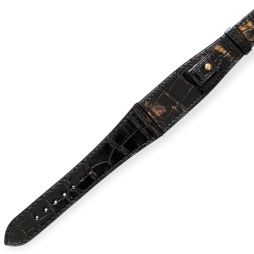 【新品】RALPH LAUREN スティラップ用18Kブラッククロコダイルベルト