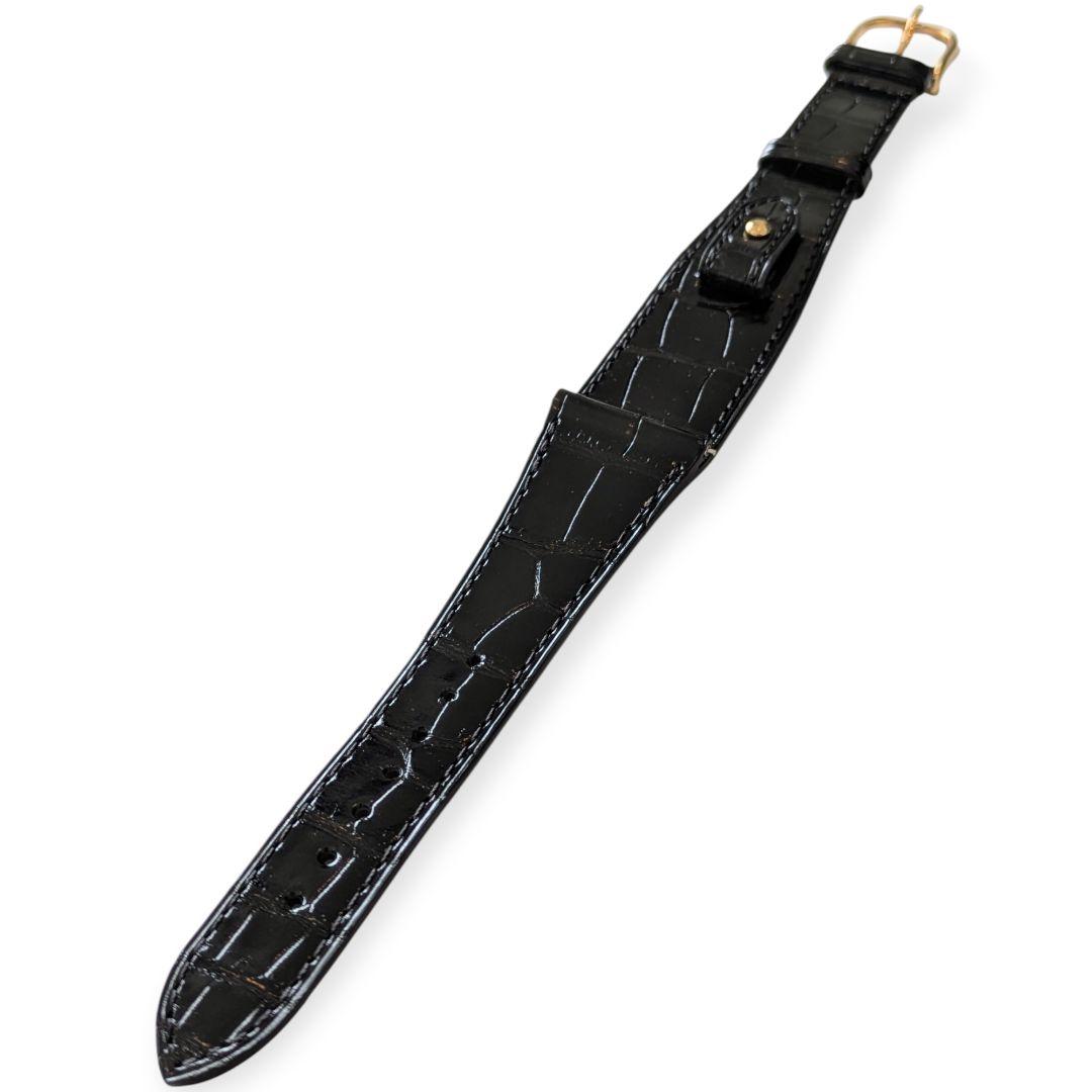 【新品】RALPH LAUREN スティラップ用18Kブラッククロコダイルベルト
