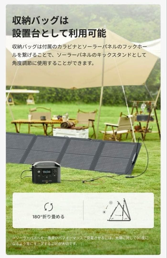 EcoFlow ポータブルソーラーパネル110W 新品・未開封品　セット割引あり