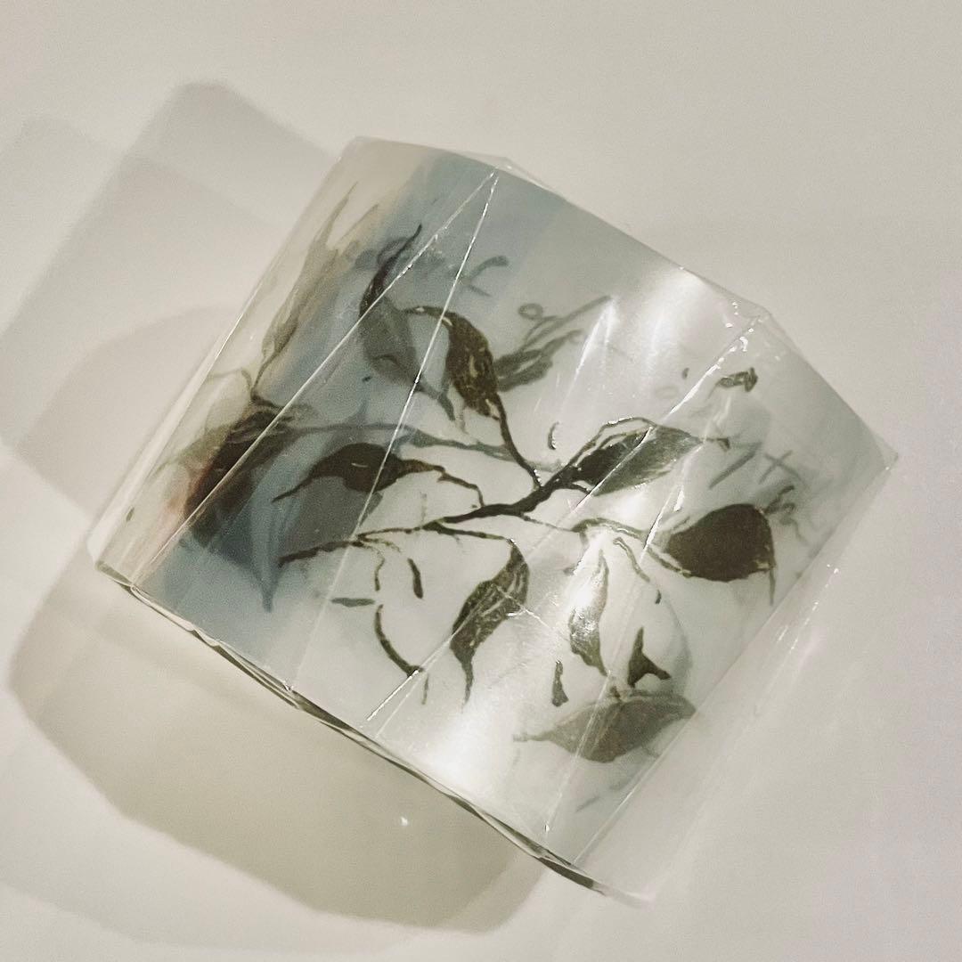 leaves　霧面PETマスキングテープ　マステ