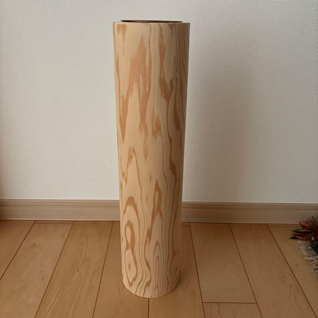 【超希少・レア商品】未生流 白木製 寸胴花器 5本セット