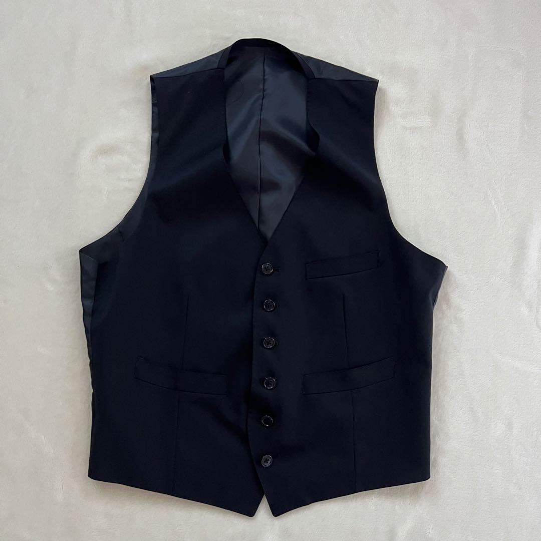 THE SUIT COMPANY 3ピース スーツ ダークネイビー M