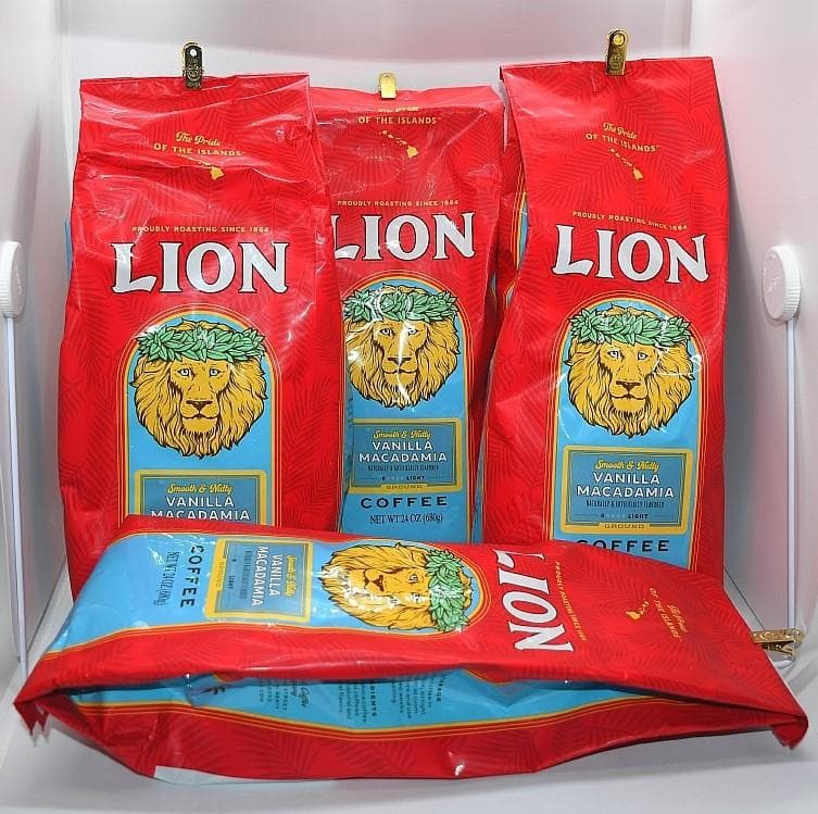 最終!!超ビッグライオンコーヒー・バニマカ24oz(680g)×4袋 中抽き