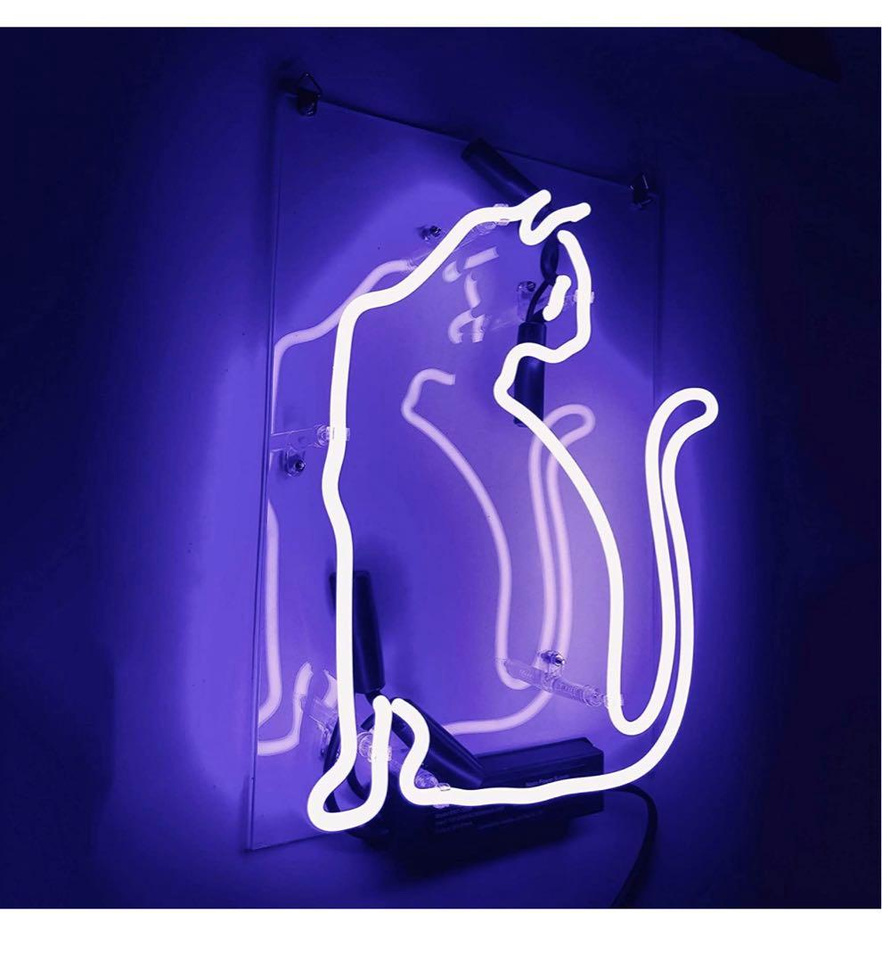 猫 ネオンサイン ライトNEON SIGN ビールバー 装飾壁 インテリア