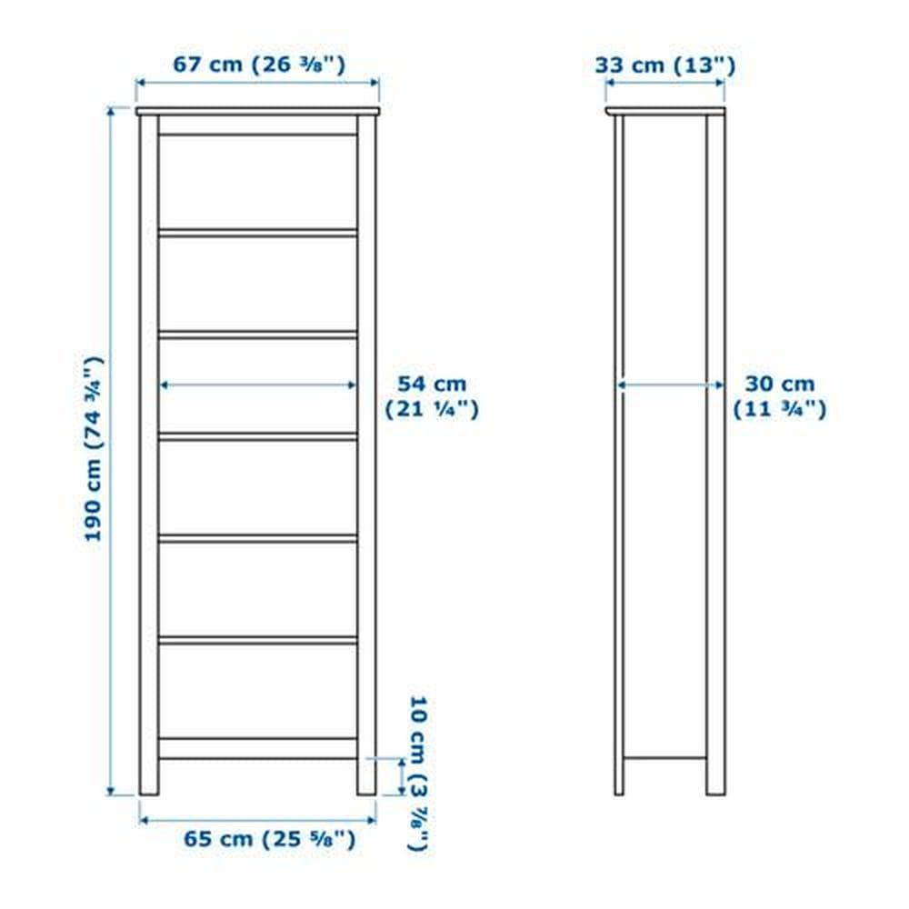 送料込み★IKEA 本棚 ホワイト BRUSALI シェルフ ラック ブルサリ