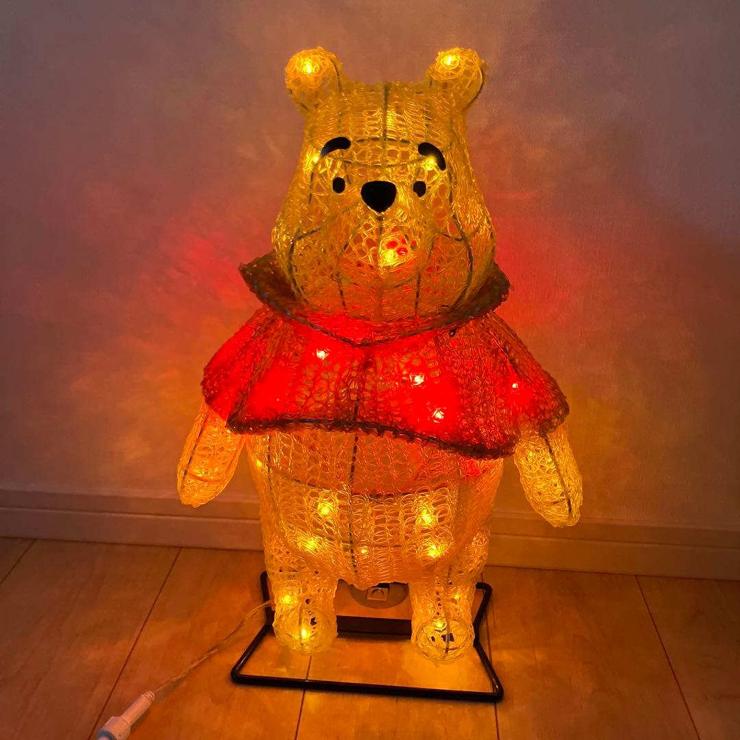くまのプーさん LEDイルミネーション 高さ47cm