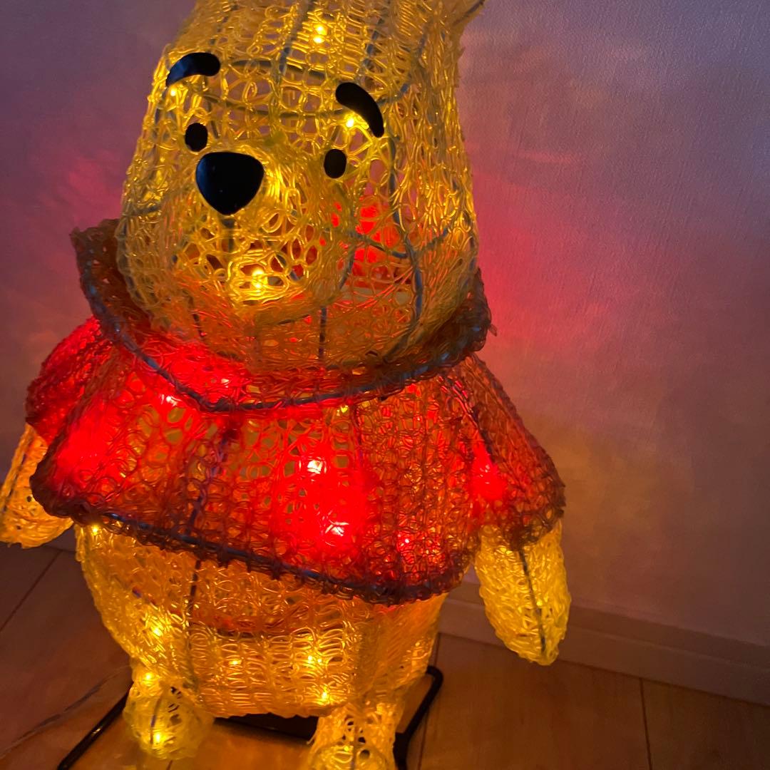 くまのプーさん LEDイルミネーション 高さ47cm