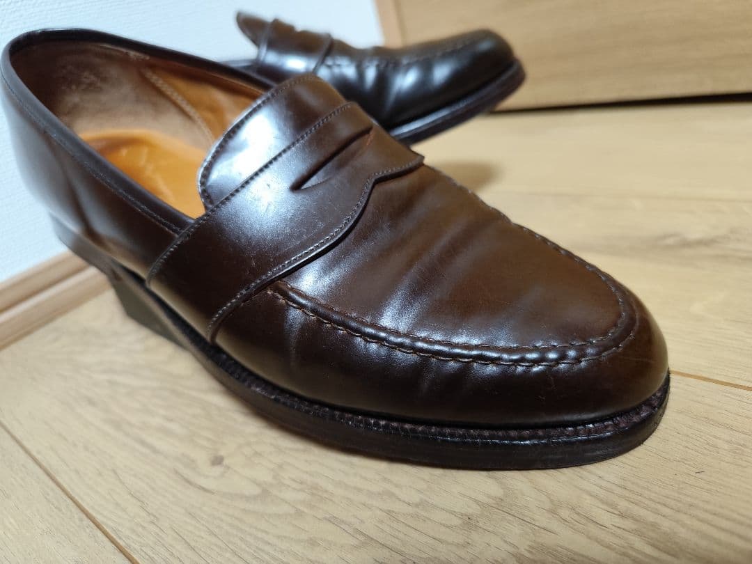 激レア！ラルフローレン 10E crockett&jones 革靴 シガー 英国
