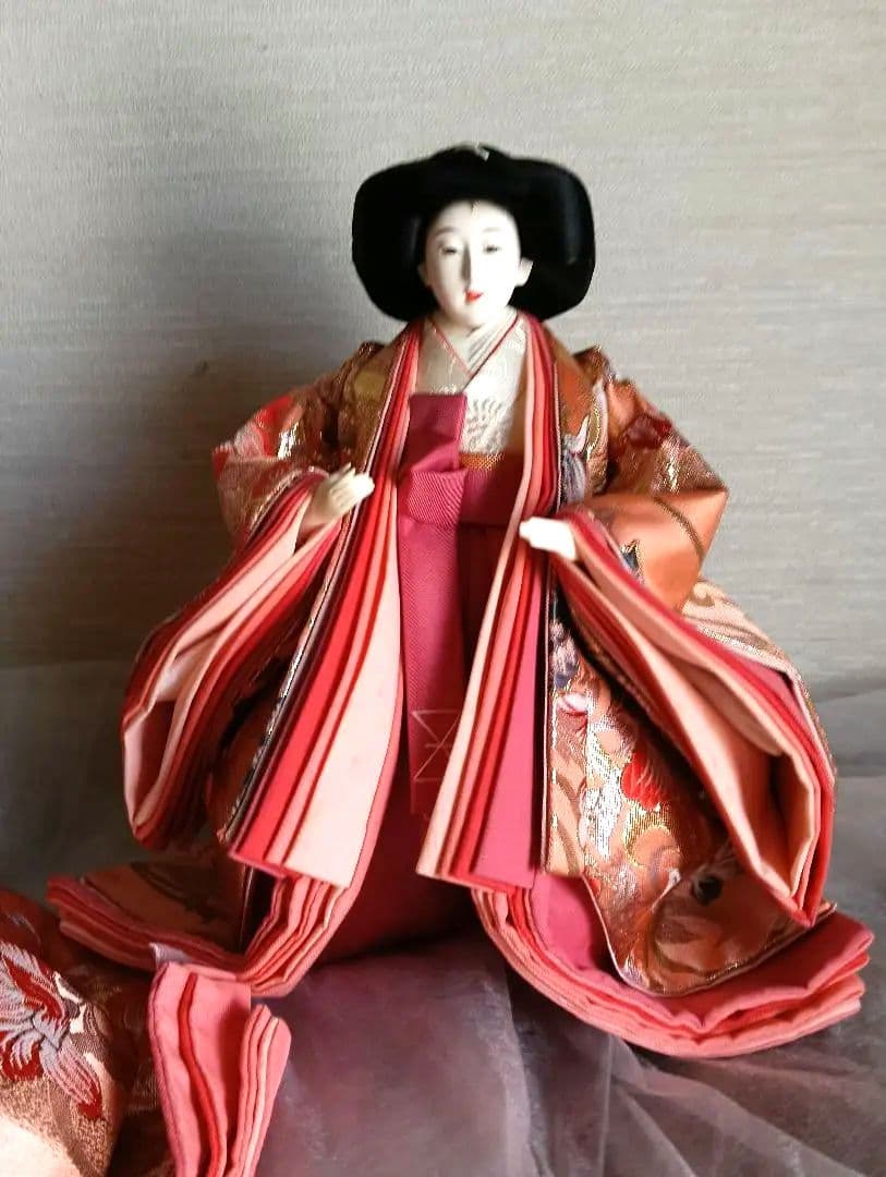 三人官女　お雛様　西陣織