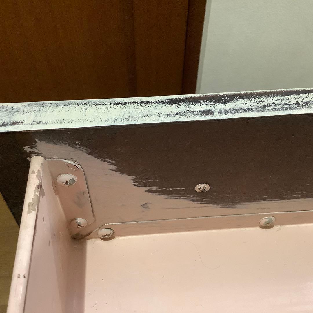 奥行51 幅102 高さ89.5cm 引き出し　スチール棚