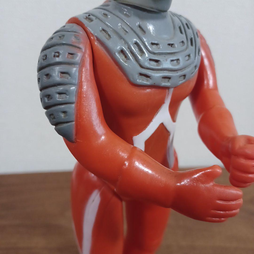 当時もの　希少マルサン製　290㎜「ウルトラ　セブン」ソフビフィギュア
