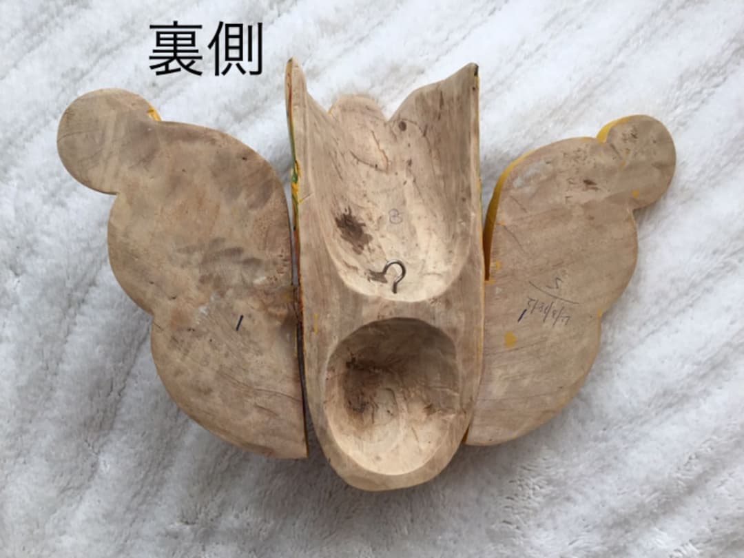 トーテムポール　木製　totem pole