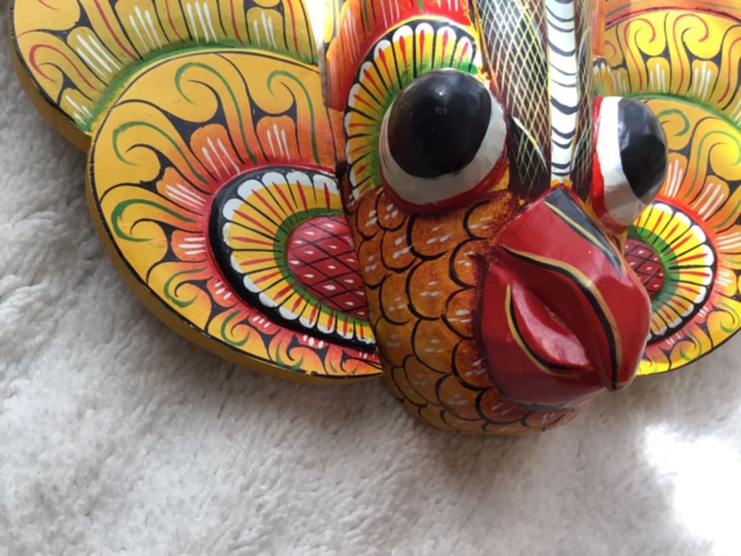 トーテムポール　木製　totem pole