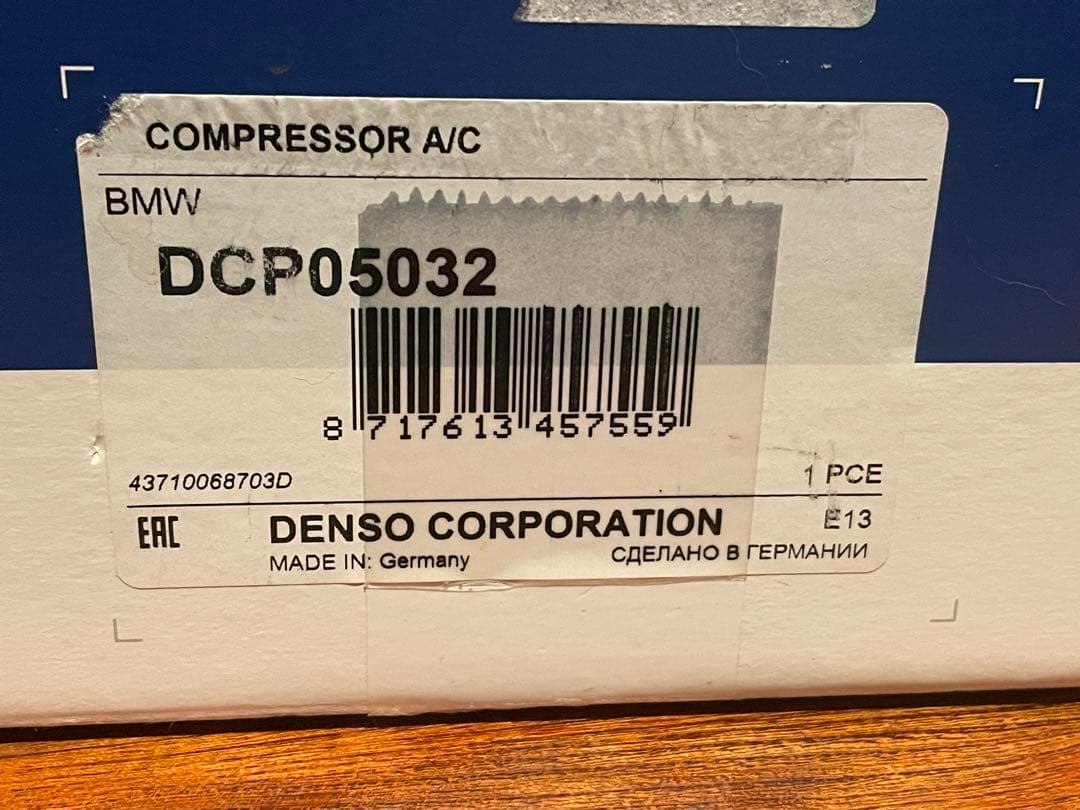 じ*ん様 DENSO DCP05032 BMW E60 E61 エアコンコンプレ