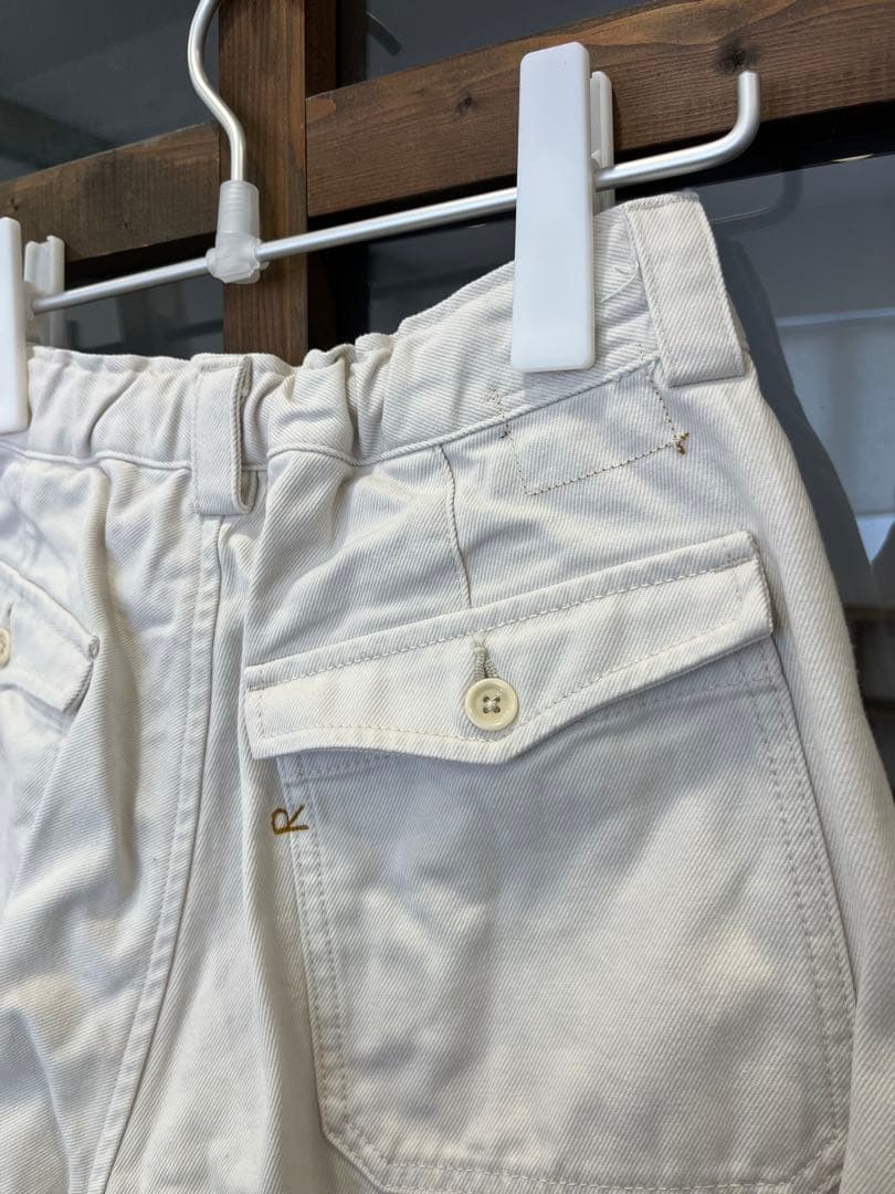 45R 足袋クロスの908ペグトップパンツ
