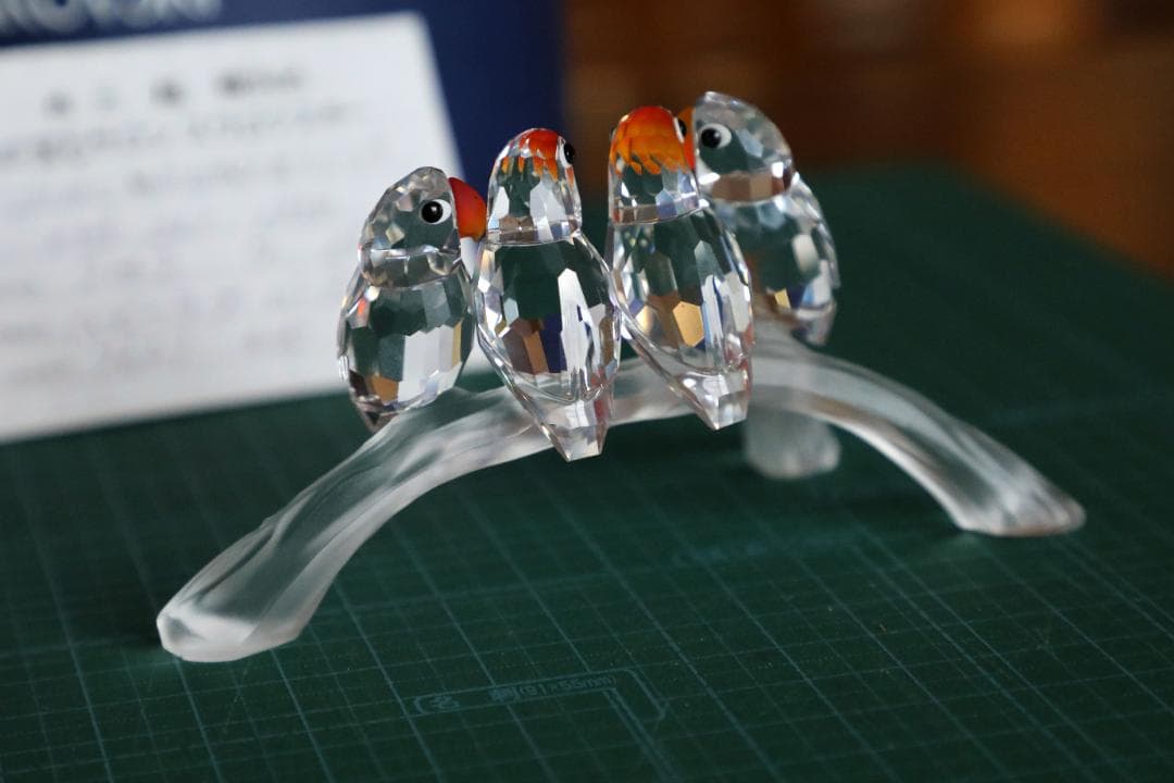 SWAROVSKI　 スワロフスキー　置物　鳥　インコ