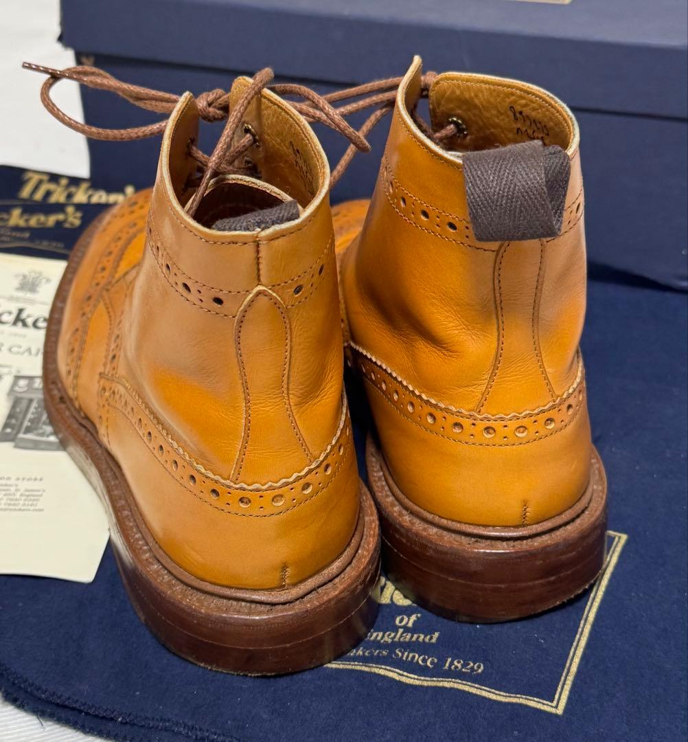 ◆イギリス製【25.5cm】Tricker's◆美品『MOLTON・ブーツ』◆